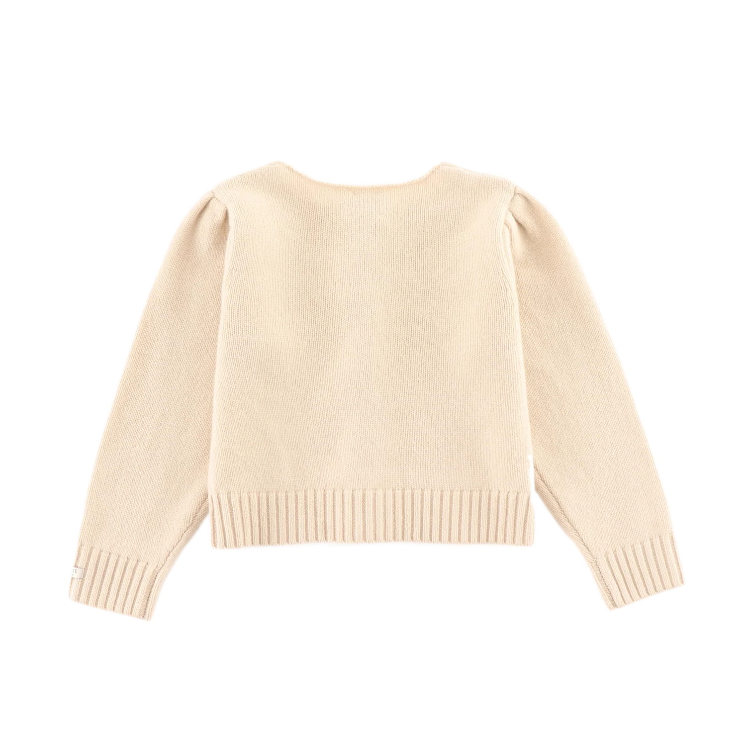 Amynda Merino Wool Cardigan | Soft Sand - Image 3