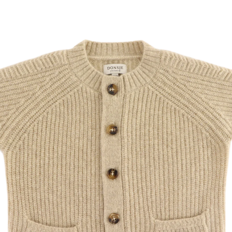 Geertje Merino Wool Jumpsuit | Biscotti Melange - Image 3