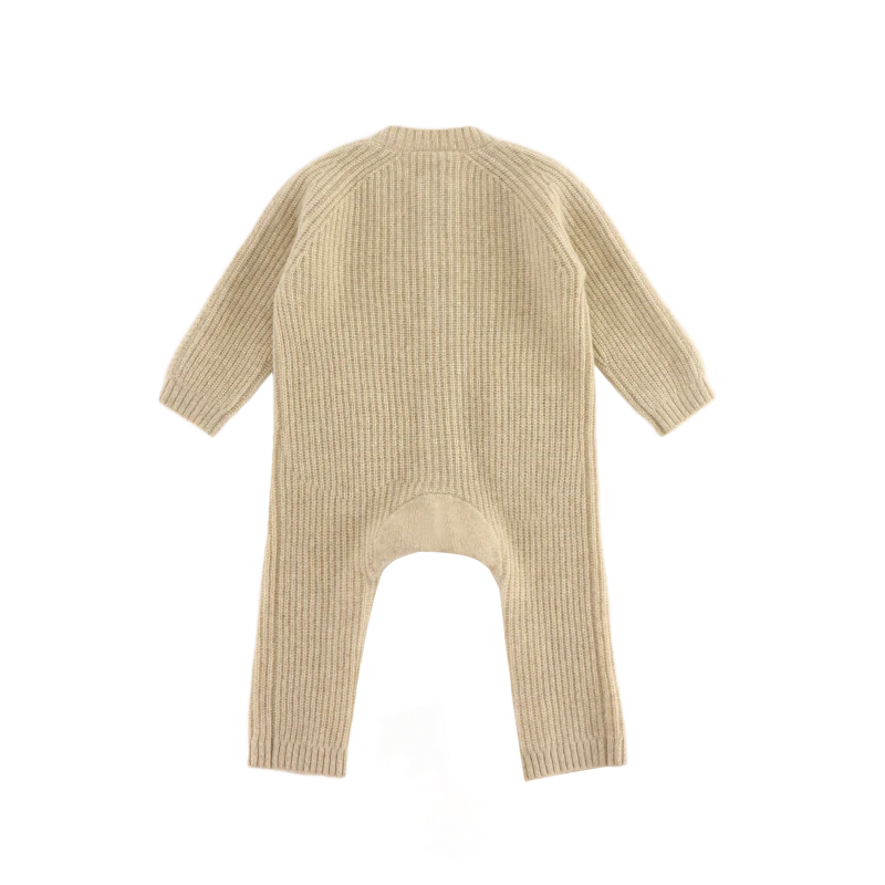 Geertje Merino Wool Jumpsuit | Biscotti Melange - Image 6