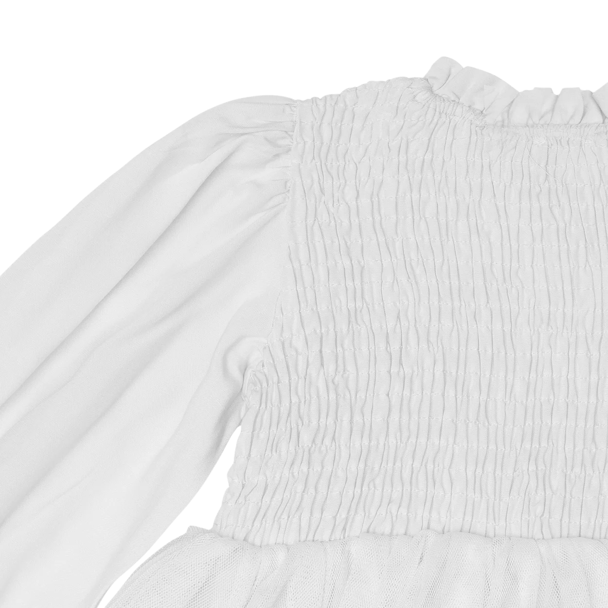 Janice Dress | Crispy White - Image 4