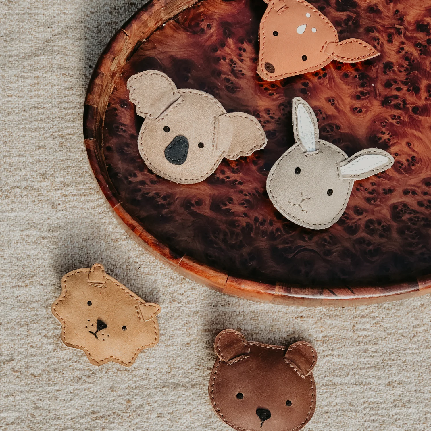 Josy Classic Hairclip | Deer | Walnut Nubuck - Image 4