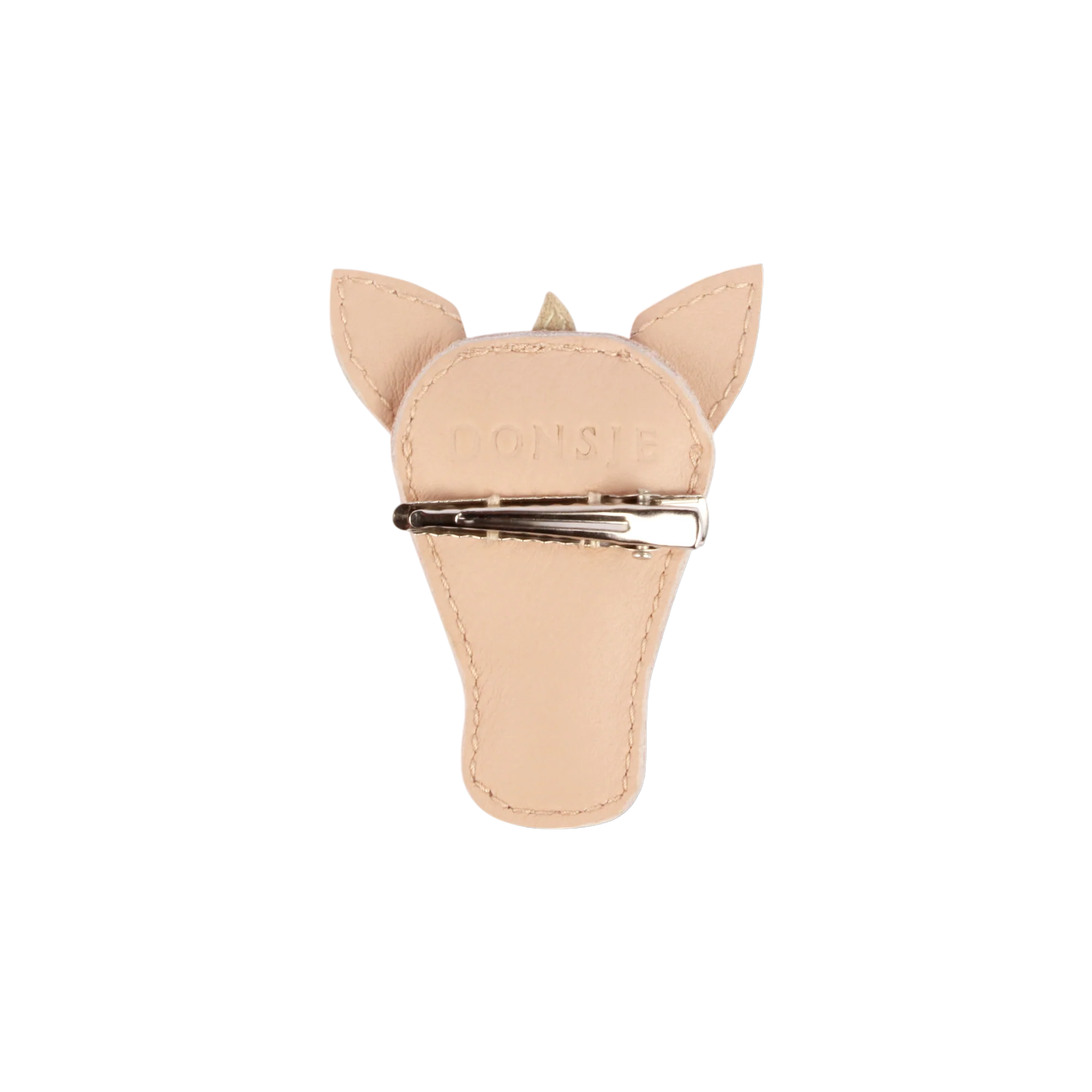 Josy Special Hairclip | Unicorn | Light Rose Leather - Image 4