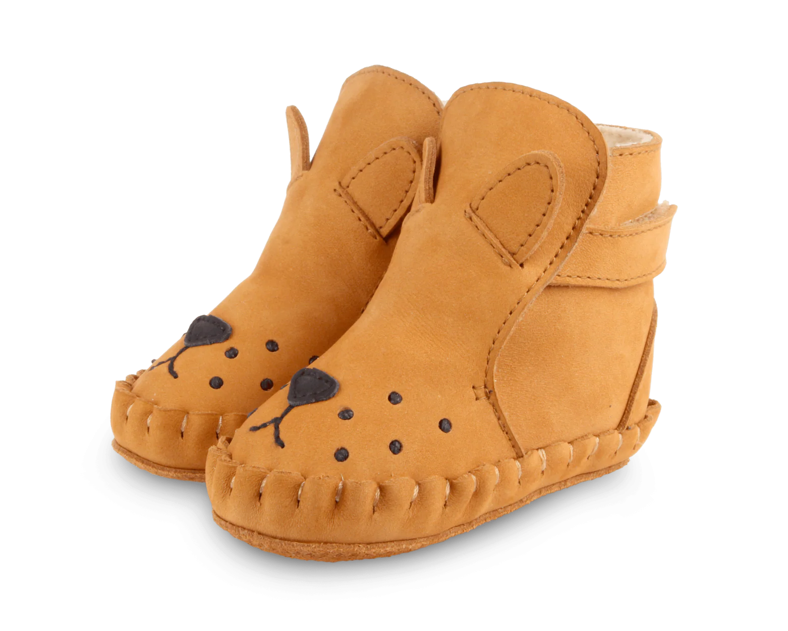 Kapi Classic Booties | Lion | Caramel Nubuck - Image 3