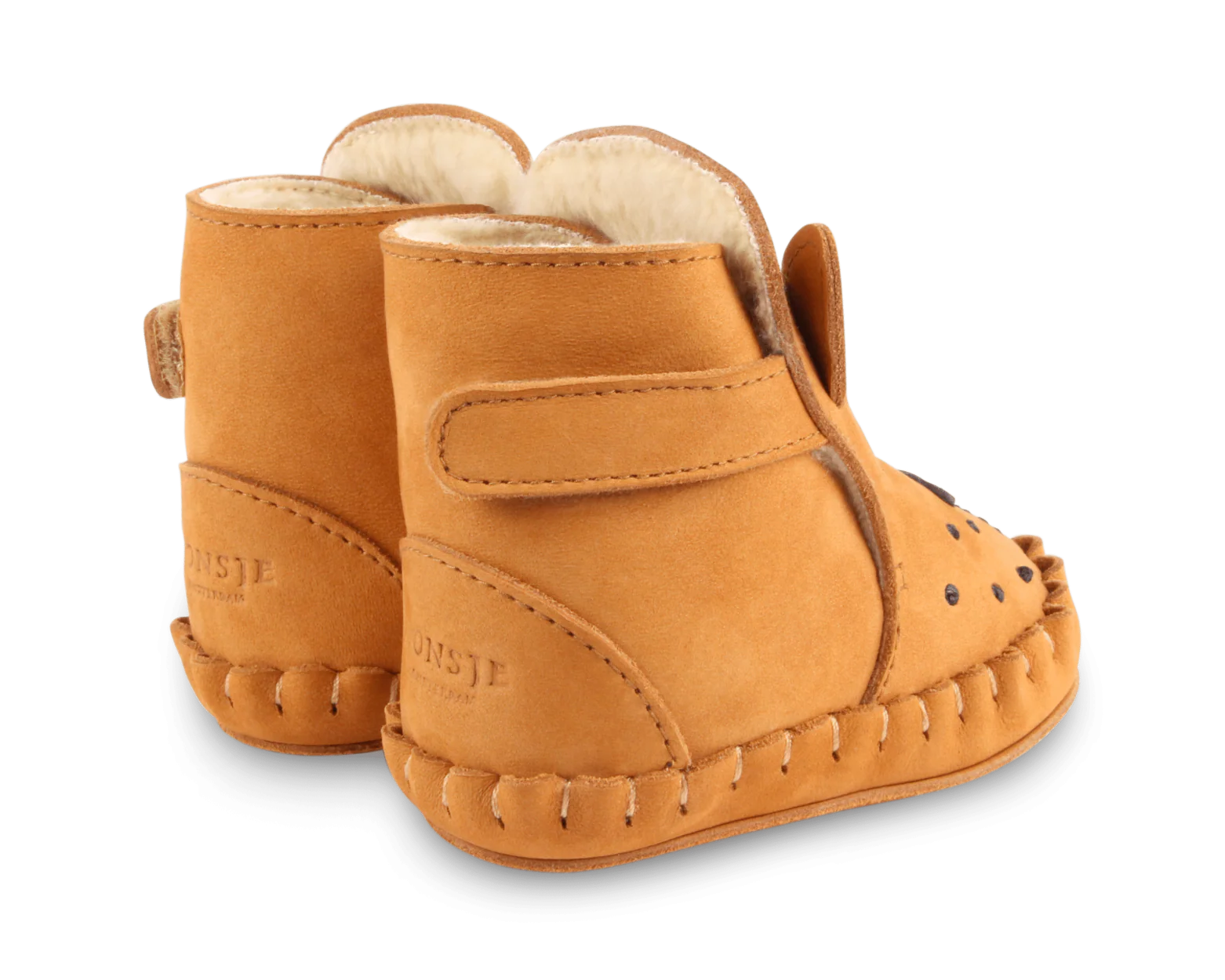Kapi Classic Booties | Lion | Caramel Nubuck - Image 4