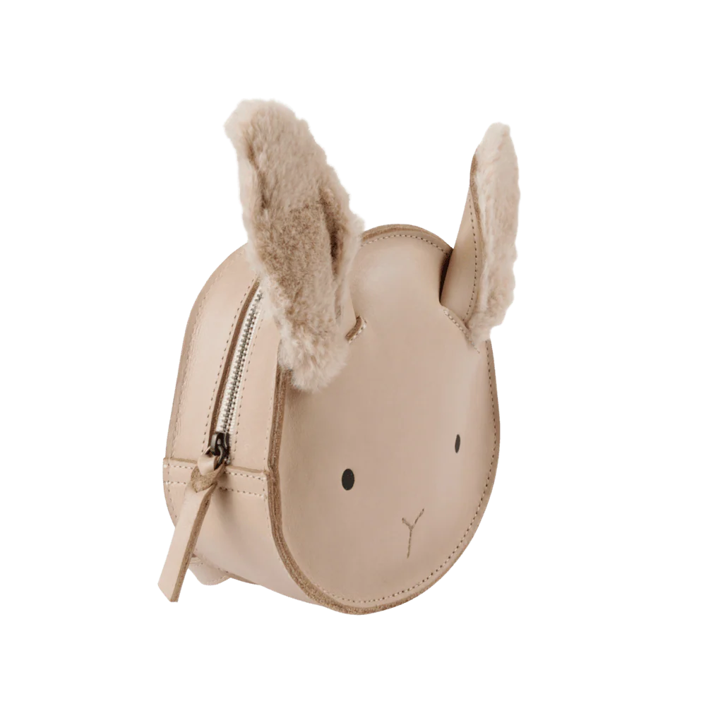 Kapi Exclusive Backpack | Fluffy Bunny | Light Rust Leather - Image 6