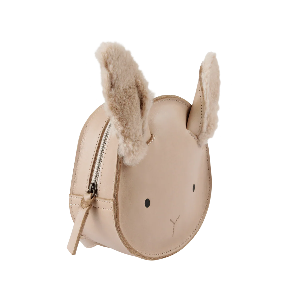 Kapi Exclusive Backpack | Fluffy Bunny | Light Rust Leather - Image 7