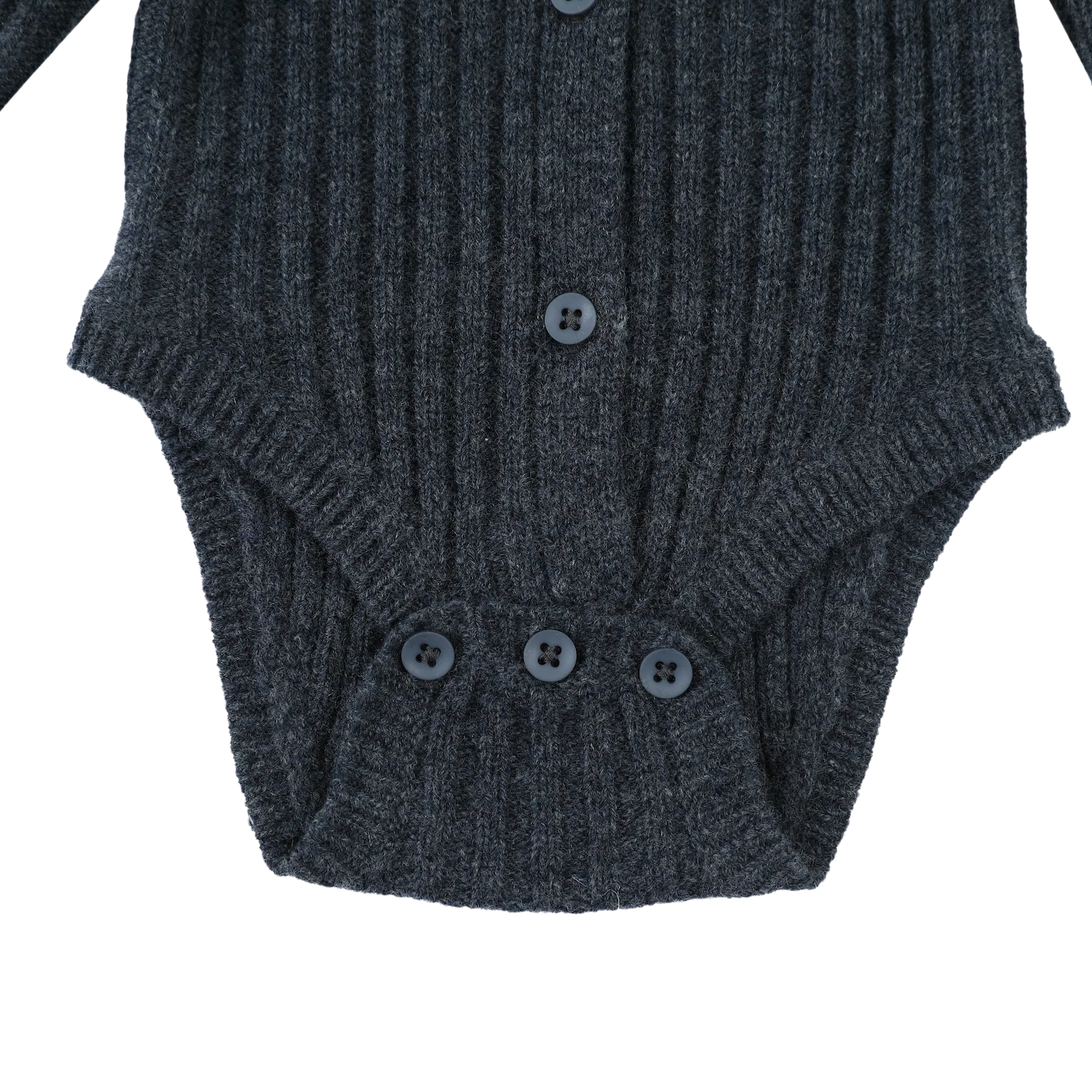 Kees Merino Wool Romper | Dark Navy Melange - Image 4