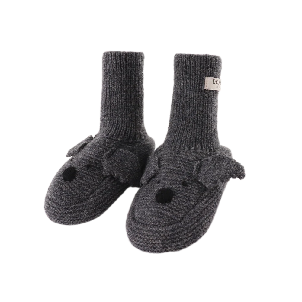 Maicer Merino Wool Booties | Koala | Cloudy Grey Melange - Image 4
