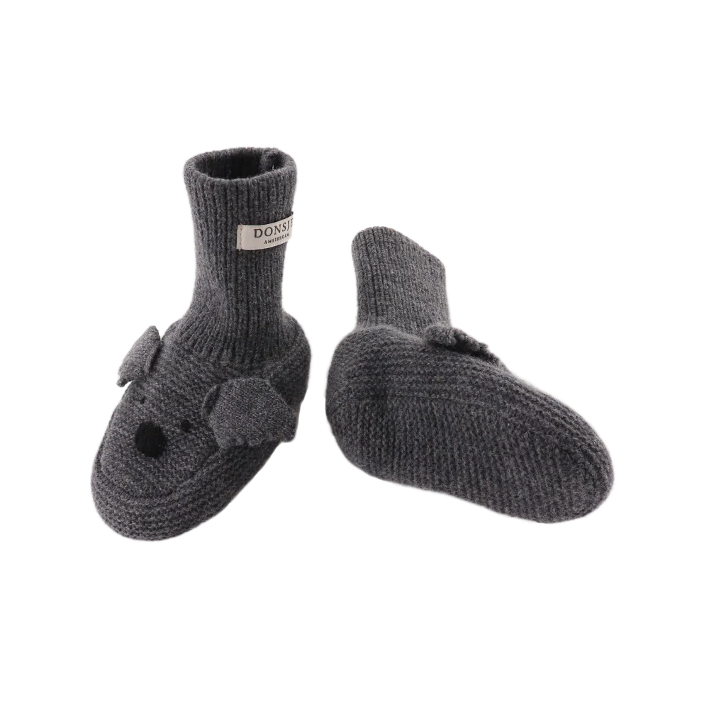Maicer Merino Wool Booties | Koala | Cloudy Grey Melange - Image 7
