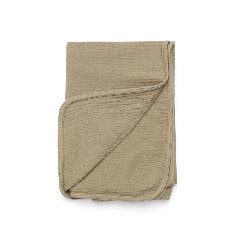 Ploekie Muslin Blanket XL | Bear | Taupe - Image 6