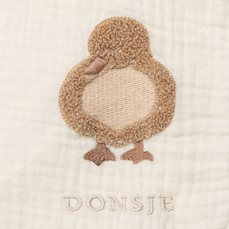 Ploekie Muslin Blanket XL | Duckling | Warm White - Image 7
