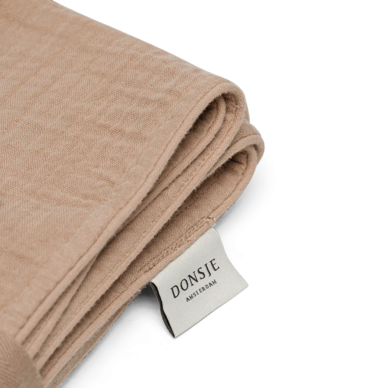 Ploekie Muslin Blanket XL | Fluffy Bunny | Rose Mocha - Image 8