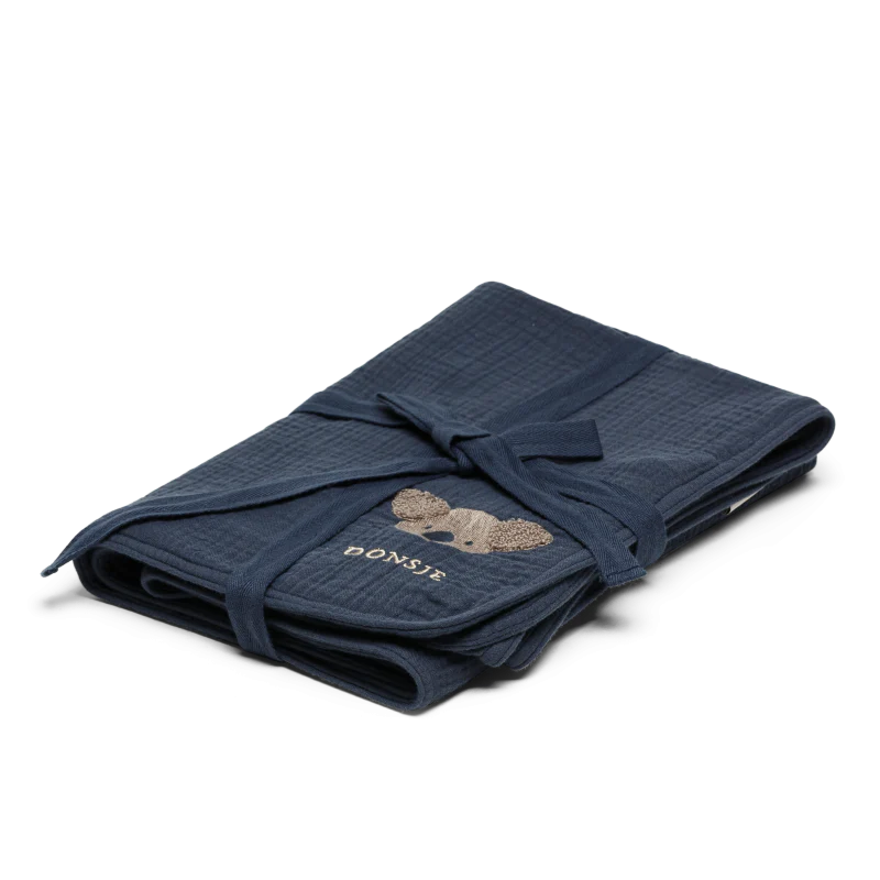 Ploekie Muslin Blanket XL | Koala | Blue Marine - Image 4