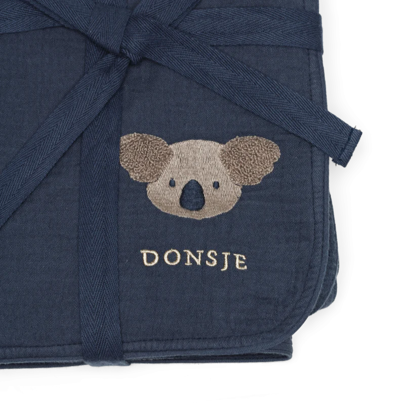 Ploekie Muslin Blanket XL | Koala | Blue Marine - Image 6