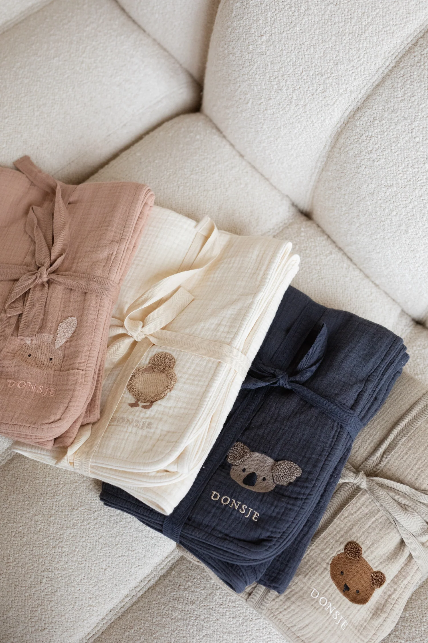 Ploekie Muslin Blanket XL | Koala | Blue Marine - Image 9