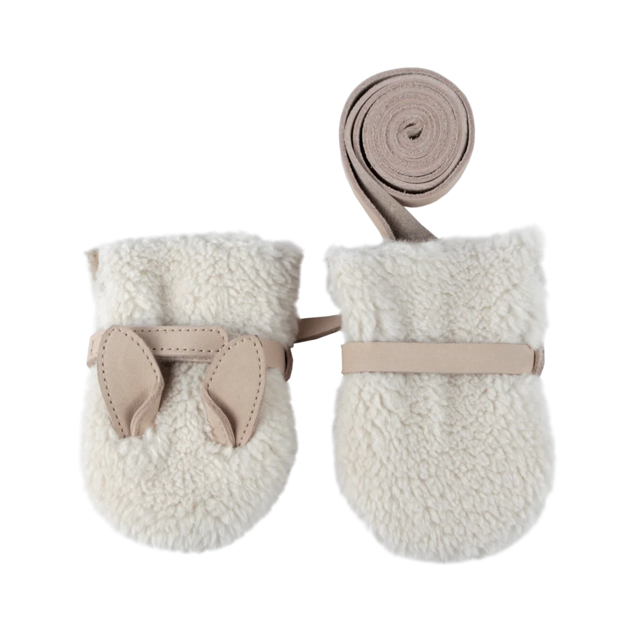 Richy Mittens | Bunny | Off White Curly Faux Fur - Image 3