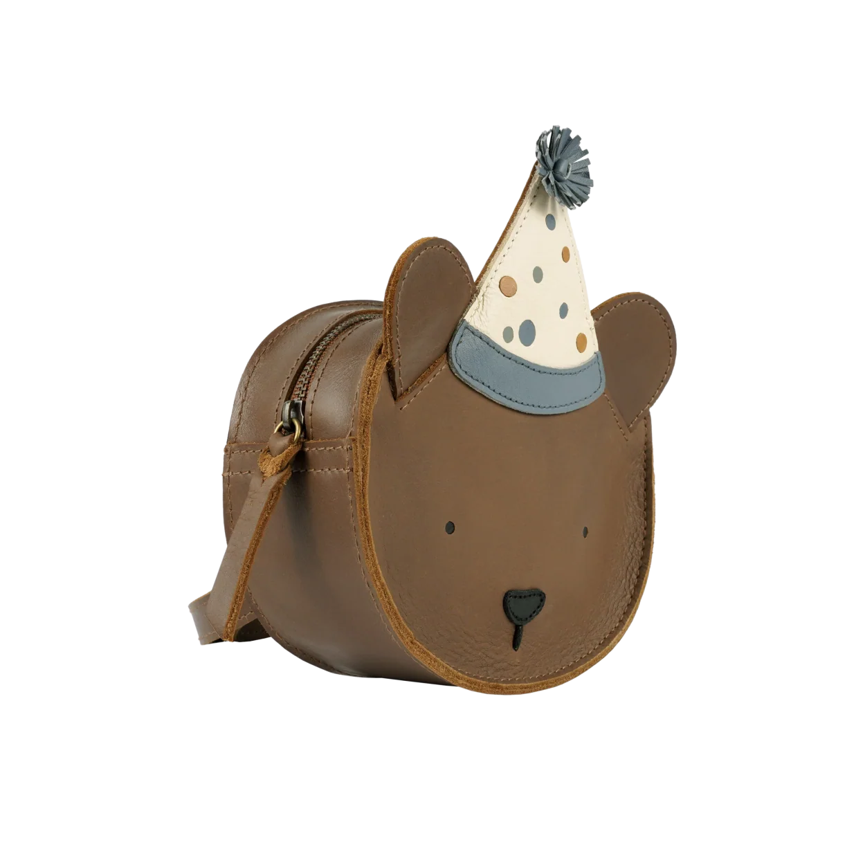 Tendo Backpack | Festive Bear | Cognac Classic Leather - Image 3