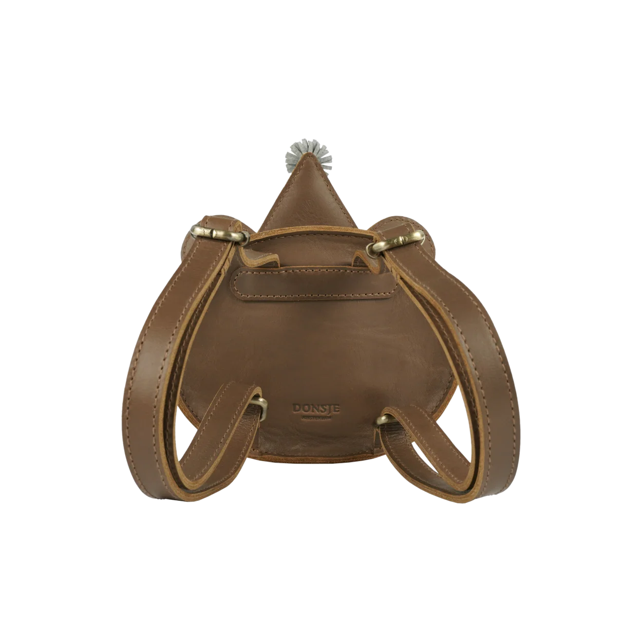 Tendo Backpack | Festive Bear | Cognac Classic Leather - Image 4