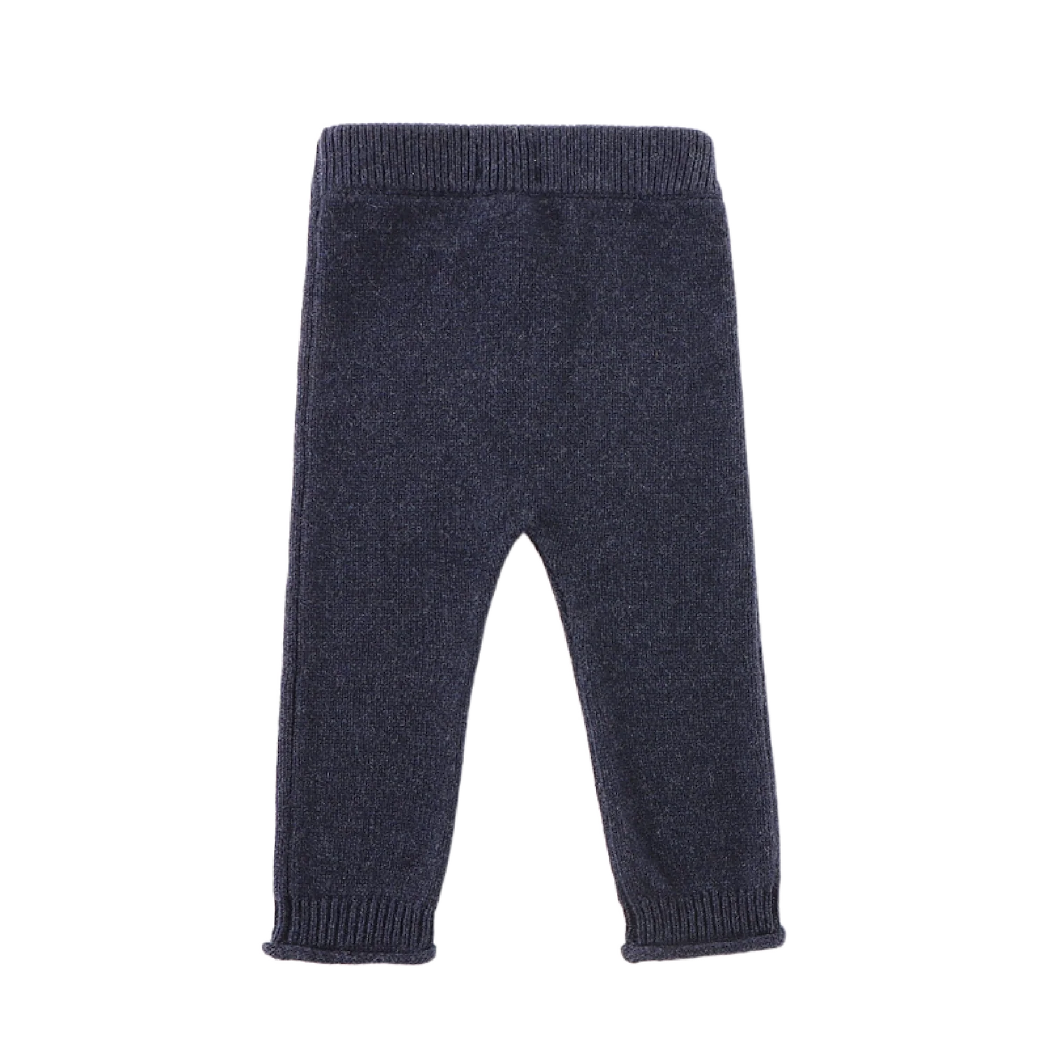 Trig Merino Wool Trousers | Blue Marine Melange - Image 3
