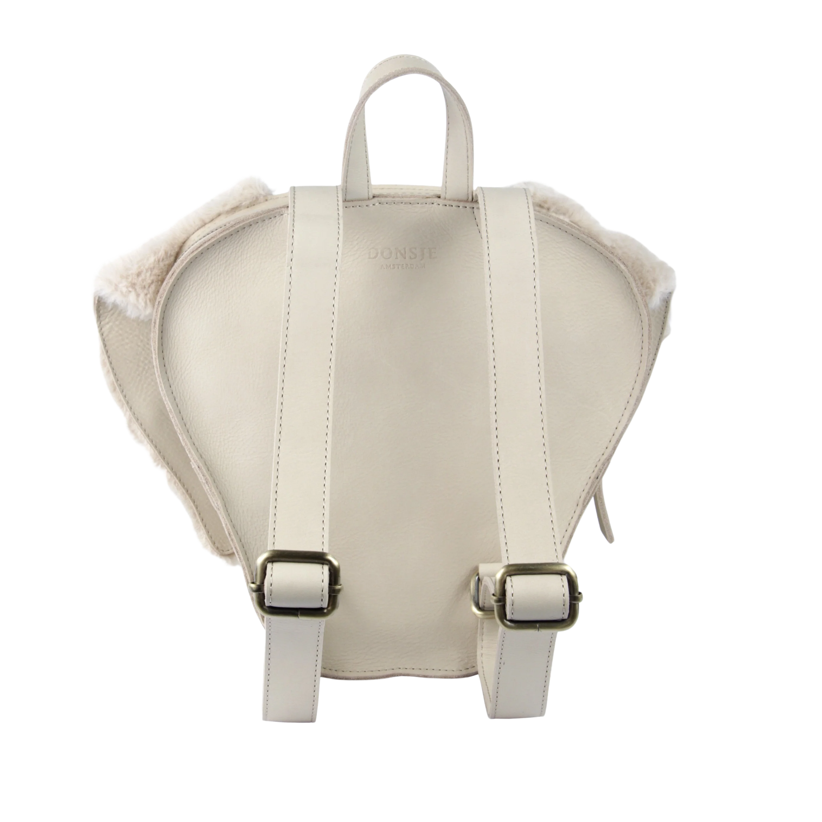 Umi Schoolbag | Golden Retriever | Ivory Classic Leather - Image 4