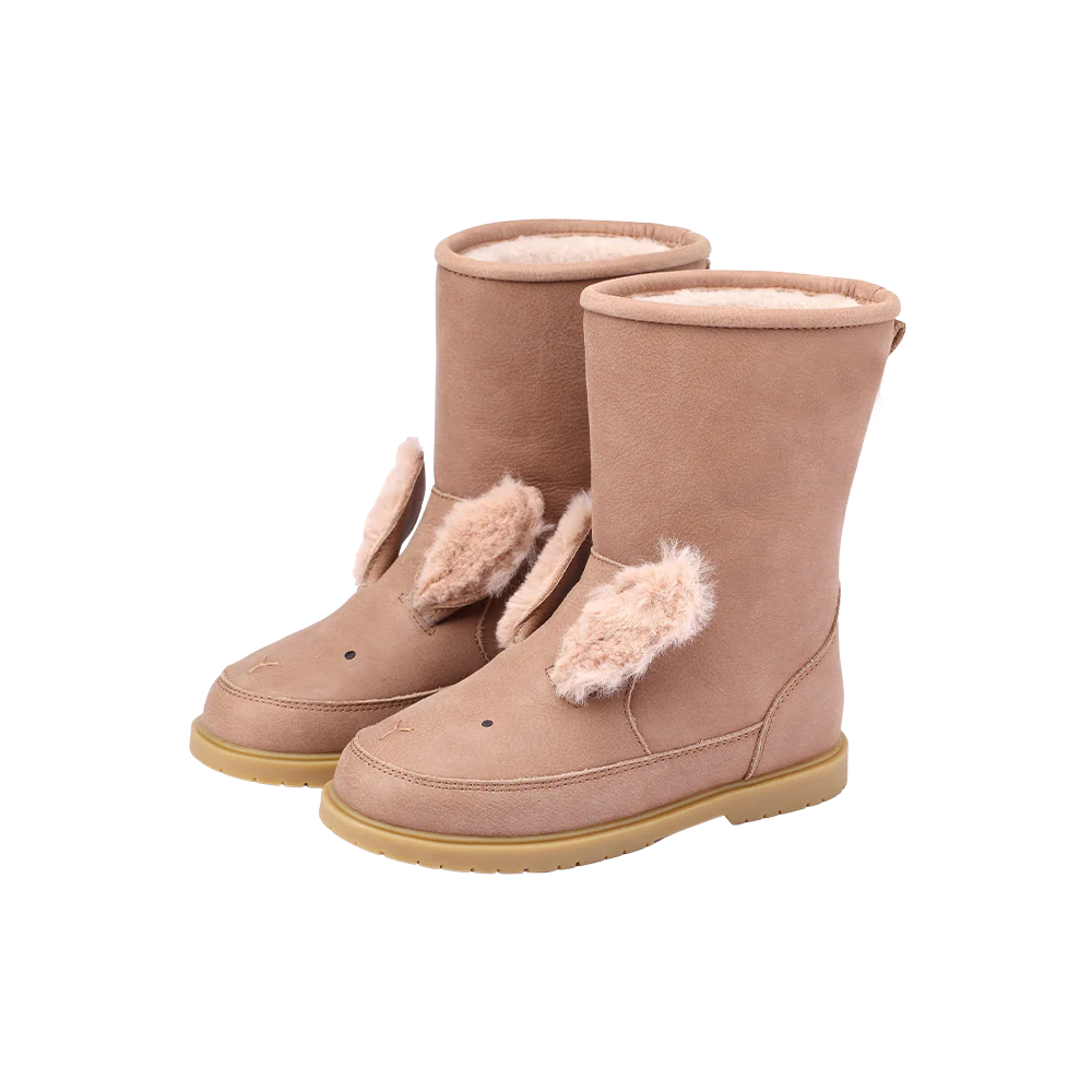 Wadudu Exclusive Boots | Fluffy Bunny | Hazelnut Leather - Image 3